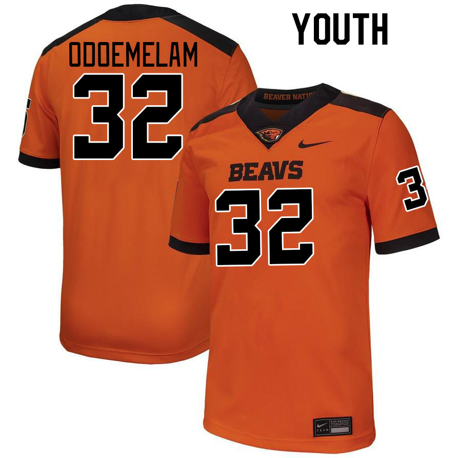 Youth #32 Ugochukwu Odoemelam Oregon State Beavers College Football Jerseys Stitched-Orange